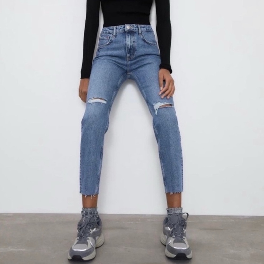 NWT ZARA Hi-rise Ankle Length Jeans